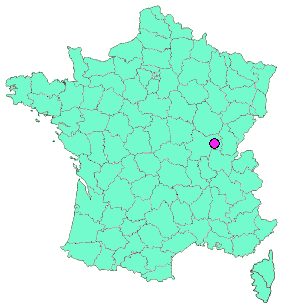 Localisation en France de la geocache GéoPaques 2019