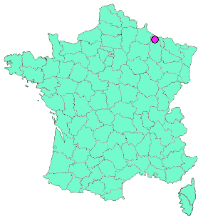 Localisation en France de la geocache Madeleine