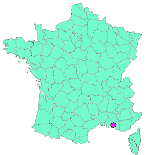 Localisation en France de la geocache ZDR01 - Zoo de Rognac #1
