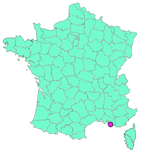 Localisation en France de la geocache 4 - Ratonneau entre B et B