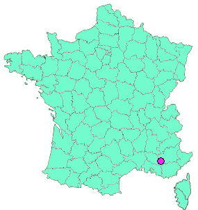 Localisation en France de la geocache En ruine