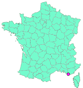 Localisation en France de la geocache La pinède oubliée