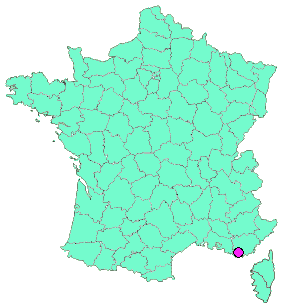Localisation en France de la geocache #07 Siou Blanc : Les trois griffes