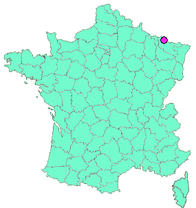 Localisation en France de la geocache #3 - 7even - Jour 3 - LD