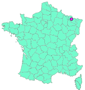 Localisation en France de la geocache Aikea-Guinea