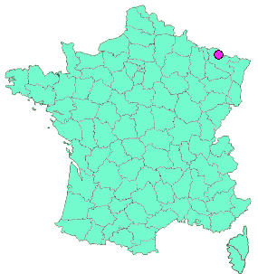 Localisation en France de la geocache Saint Antoine