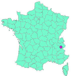 Localisation en France de la geocache La Combe