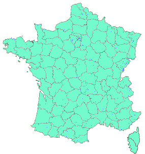 Etat des caches existantes en France - 2004