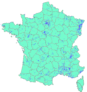 Etat des caches existantes en France - 2007