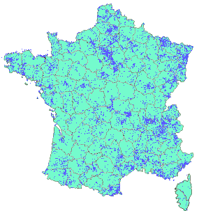 Etat des caches existantes en France - 2011