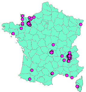 Localisation Geocaches placées par un Geocacheur
