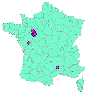 Localisation Geocaches placées par un Geocacheur