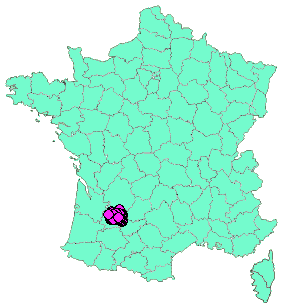 Localisation Geocaches placées par un Geocacheur