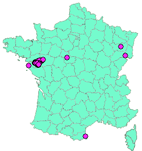 Localisation Geocaches placées par un Geocacheur