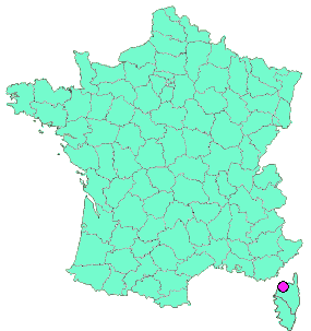 Localisation en France de la geocache Golf du Reginu