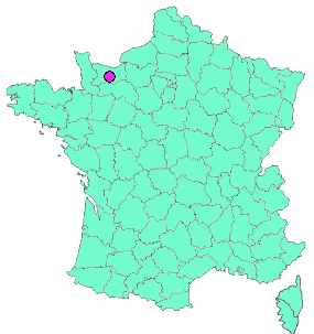 Localisation en France de la geocache Boucle du Cingal #06 - Grosse souche