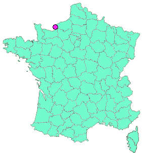 Localisation en France de la geocache Le voyage de Pout Pout