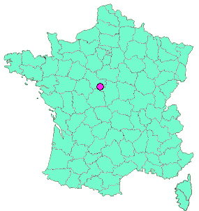 Localisation en France de la geocache rayon de sologne écurie des noues