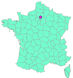 Localisation en France de la geocache napoleon