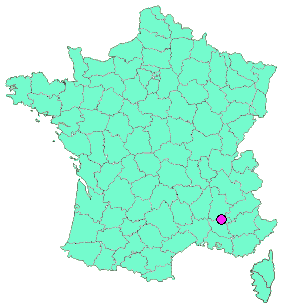 Localisation en France de la geocache Le Jonchier