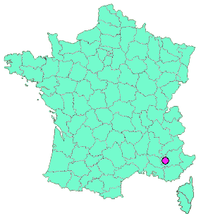 Localisation en France de la geocache #4 Les Avaranches 