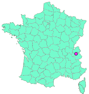 Localisation en France de la geocache Le point de vue sur la Combe