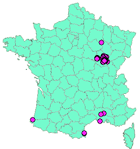 Localisation Geocaches placées par un Geocacheur