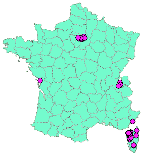 Localisation Geocaches placées par un Geocacheur