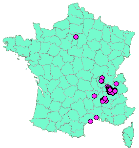 Localisation Geocaches placées par un Geocacheur