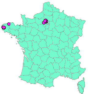 Localisation Geocaches placées par un Geocacheur