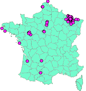 Localisation Geocaches placées par un Geocacheur