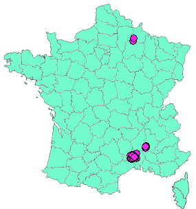 Localisation Geocaches placées par un Geocacheur