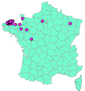 Localisation Geocaches placées par un Geocacheur