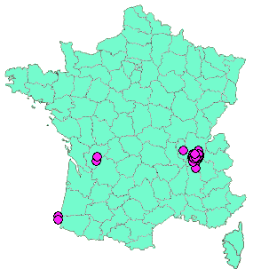 Localisation Geocaches placées par un Geocacheur