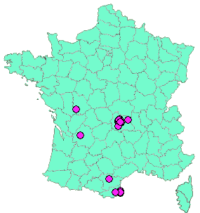 Localisation Geocaches placées par un Geocacheur