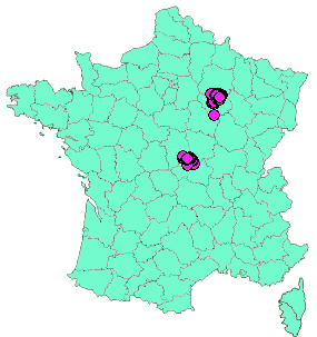 Localisation Geocaches placées par un Geocacheur