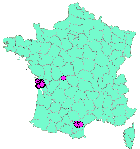 Localisation Geocaches placées par un Geocacheur