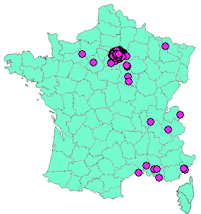 Localisation Geocaches placées par un Geocacheur