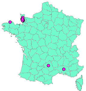 Localisation Geocaches placées par un Geocacheur