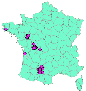 Localisation Geocaches placées par un Geocacheur