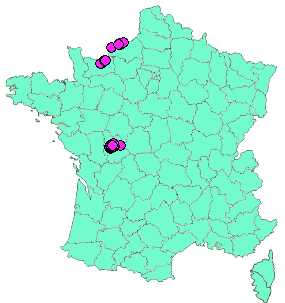 Localisation Geocaches placées par un Geocacheur