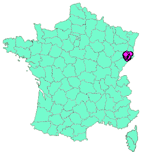 Localisation Geocaches placées par un Geocacheur