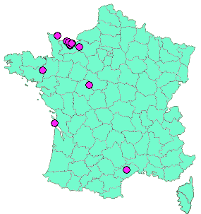 Localisation Geocaches placées par un Geocacheur