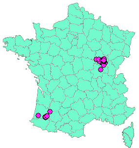 Localisation Geocaches placées par un Geocacheur