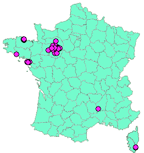 Localisation Geocaches placées par un Geocacheur