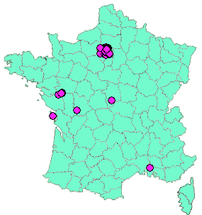 Localisation Geocaches placées par un Geocacheur