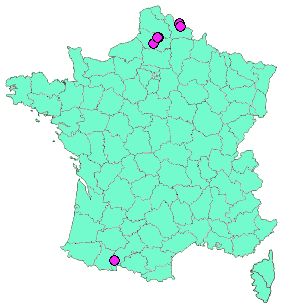 Localisation Geocaches placées par un Geocacheur