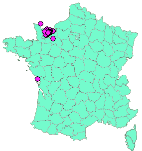 Localisation Geocaches placées par un Geocacheur