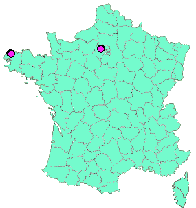 Localisation Geocaches placées par un Geocacheur