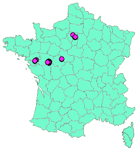 Localisation Geocaches placées par un Geocacheur